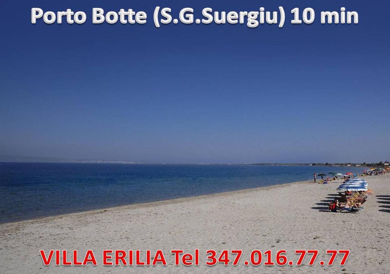 Villa Erilia San Giovanni Suèrgiu Exterior foto
